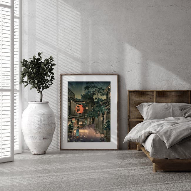 Evening at Ushigome | Tsuchiya Koitsu | Ukiyo-e | Japanese Woodblock | Fine Art Print