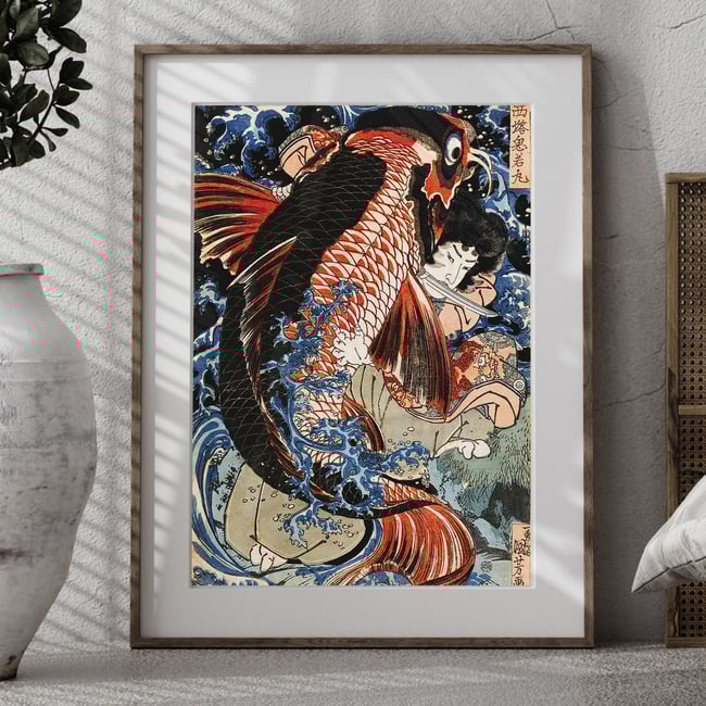 Saito Oniwakamaru | Utagawa Kuniyoshi | Ukiyo-e | Japanese Woodblock | Fine Art Print