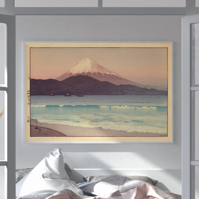 Fujiyama from Miho | Yoshida Hiroshi | Ukiyo-e | Japanese Woodblock | Fine Art Print