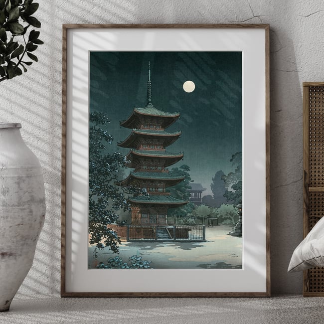 Asakusa Kinryuzan | Tsuchiya Koitsu | Ukiyo-e | Japanese Woodblock | Fine Art Print