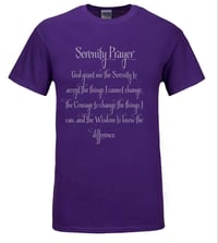 Image 1 of Serenity Prayer (T-SHIRTS) GOD LIVES IN ME CLOTHING!