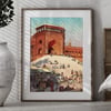 Jami Masjid, Delhi | Yoshida Hiroshi | Ukiyo-e | Japanese Woodblock | Fine Art Print