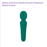 Adam And Eve Petite Private Pleasure Wand Green