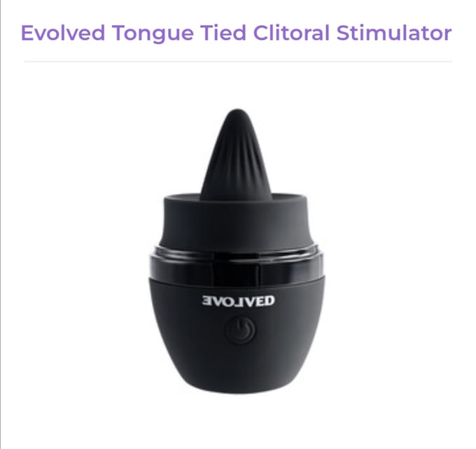 Image of Evolved Tongue Tied Clitoral Stimulator