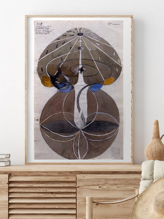 Hilma Klint Print Serie W No2