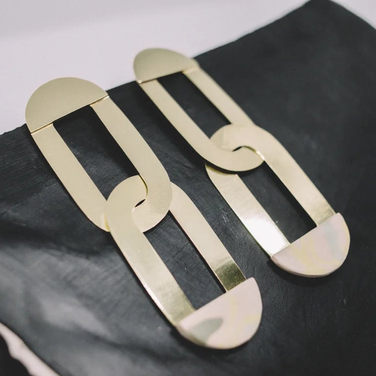 Image of pendientes SIROCO oro