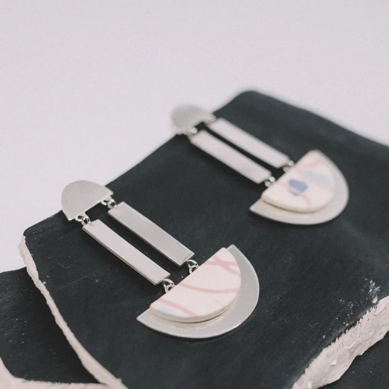 Image of pendientes FOEHN plata 