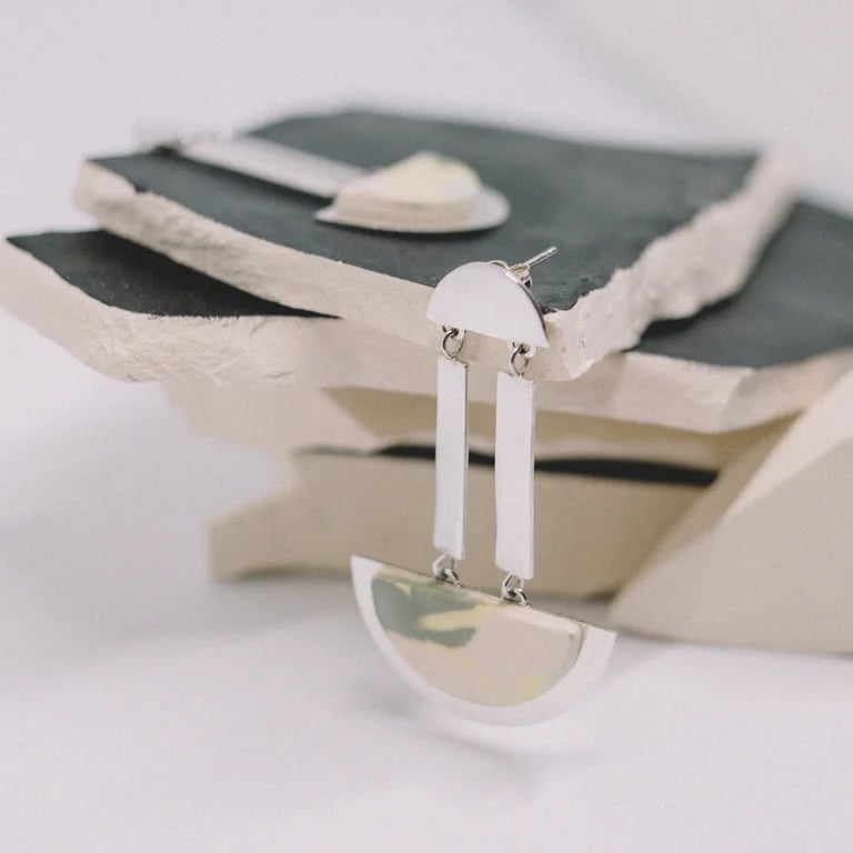 Image of pendientes FOEHN plata 