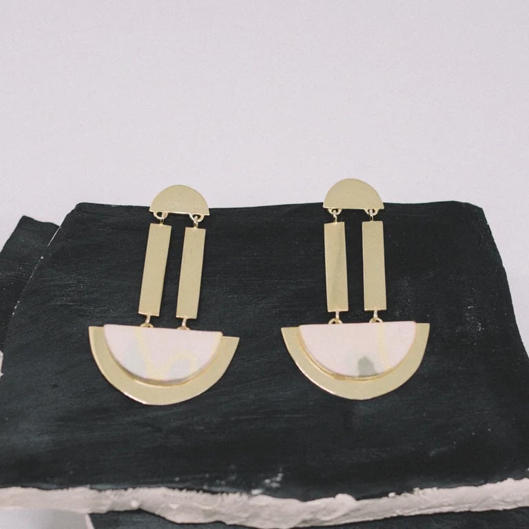 Image of pendientes FOEHN oro 