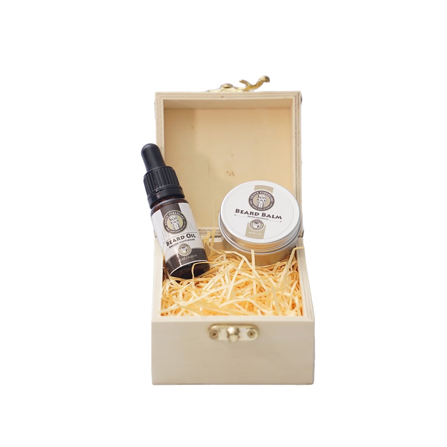 Image of Small Beard Oil and Balm Gift Set