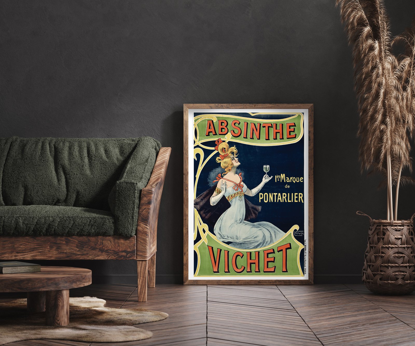 Absinthe Vichet | Nover | 1900 | Vintage Ads | Wall Print