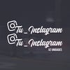 Instagram Stickers (Logo Inclinado)