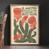 El Maestro - Revista de Cultura Nacional - Mexico MCMXXII | 1922 | Magazine Cover | Home Decor