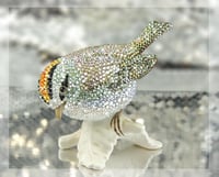 Image 4 of Fully Crystallised Firecrest Figurine Bird Miniature