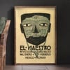 El Maestro II - Revista de Cultura Nacional - Mexico MCMXXII | 1922 | Magazine Cover | Home Decor