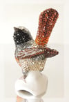 Fully Crystallised Redstart Miniature Bird Figurine