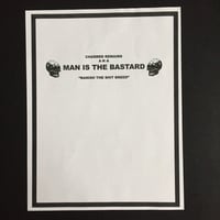Image 2 of MAN IS THE BASTARD / BLEEDING RECTUM Split LP