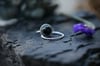 Sterling and Black Onyx  Ring