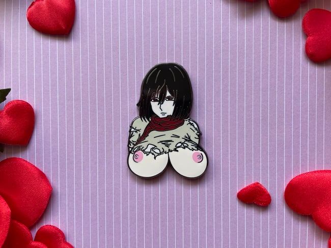 20% off! Sexy Anime Red Scarf Girl Pin 