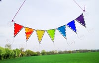 Image 2 of Rainbow Mini Bunting 
