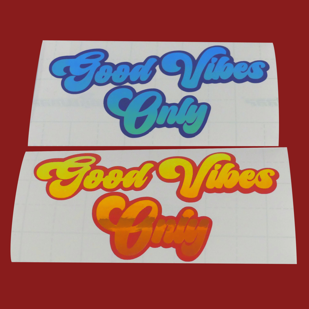 Image of 5" Good Vibes Only Decal