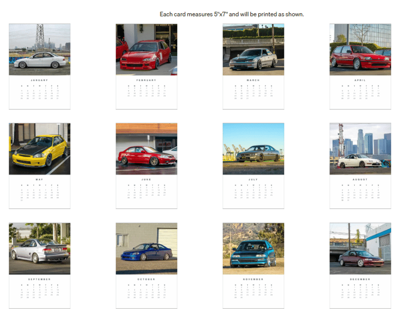 Image of Automotive Anatomy 2026 Calendar 