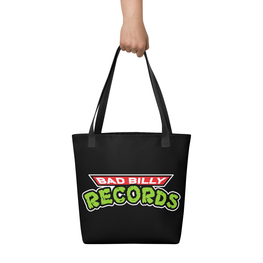 Tote bag with 2 designs (bad billy records)