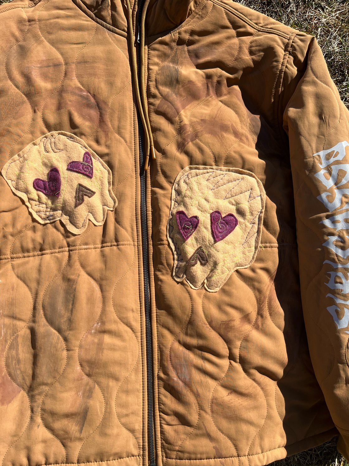 Image of Sugar Skull jacket Brown 🕯️☠️