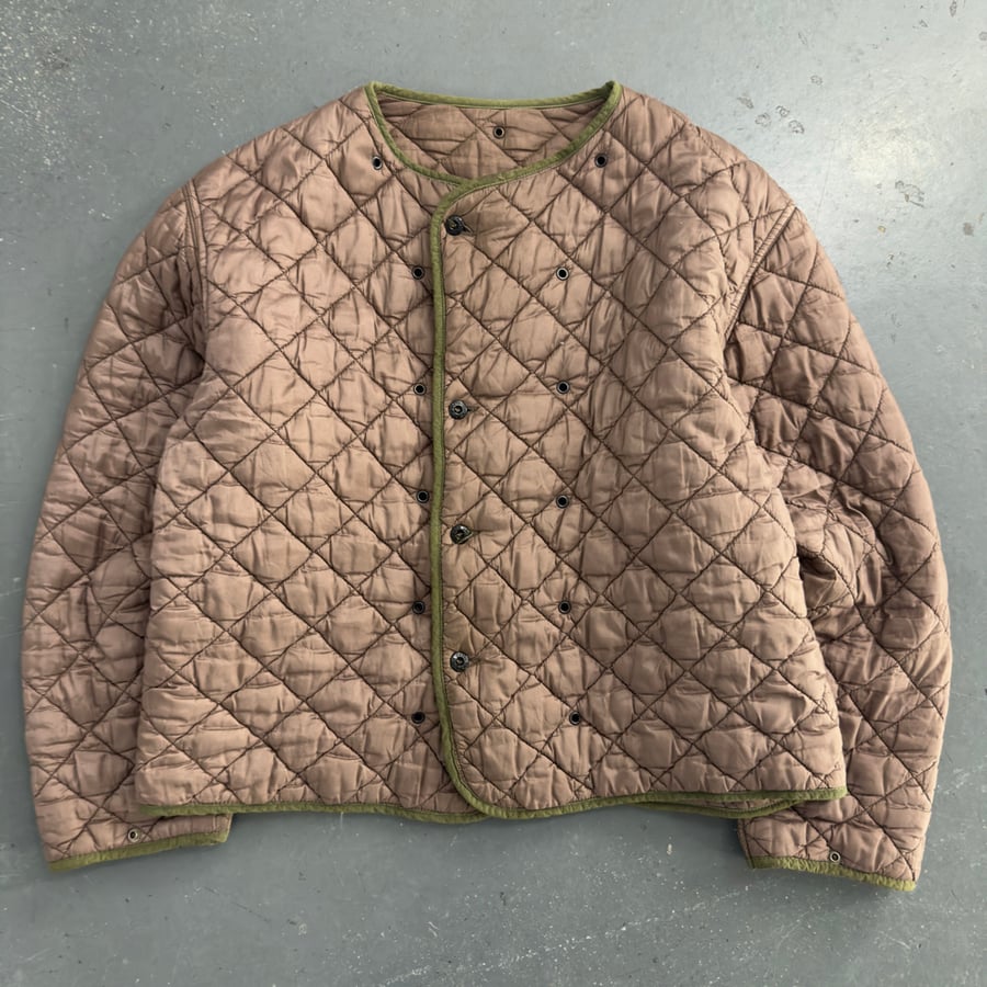 Image of 1980s Stone Island quilted inner liner, size large