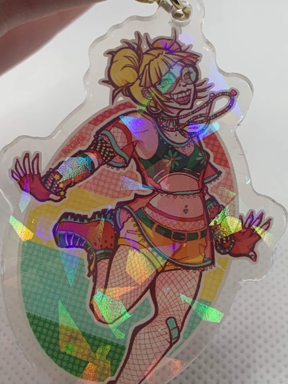 Image of Watermelon 3” Holographic Charm