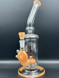 Image 1 of Peach single circ flower piece 