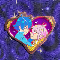 Image 3 of IruAzz and BakuDeku Heart Pins