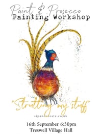 Image 1 of Paint a Quirky Pheasant at Treswell, Retford 