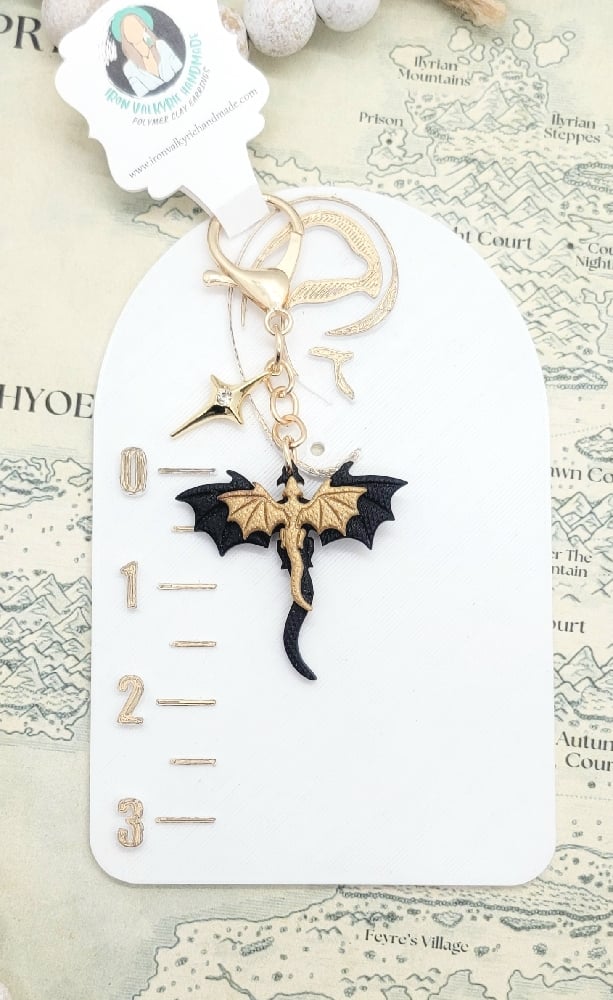 Image of Tairn Bookish Keychain 
