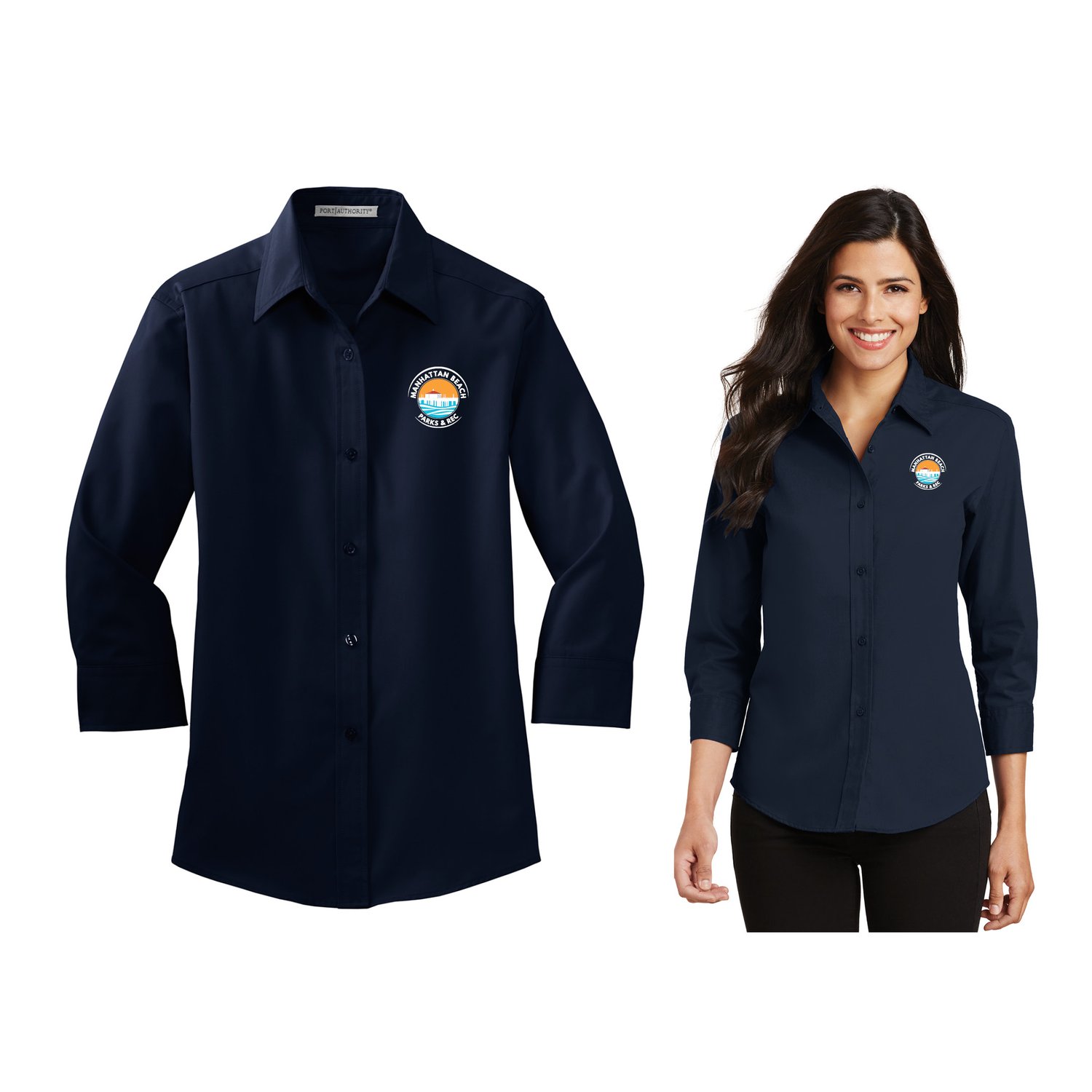 Image of LADIES 3/4 SLEEVE- PARKS & REC