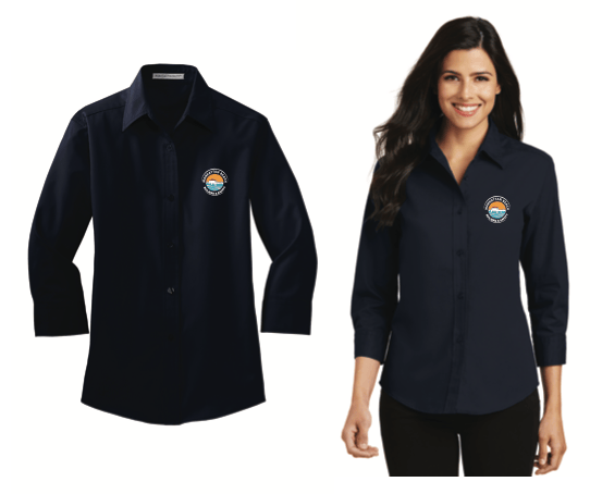 Image of LADIES 3/4 SLEEVE- BUILDING & SAFETY