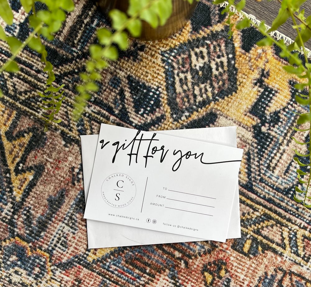 Image of Gift Certificate