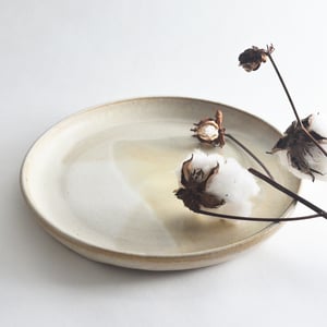 Image of stoneware serving plate