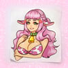 Strawberry Cow, Fresa Vinyl Sticker