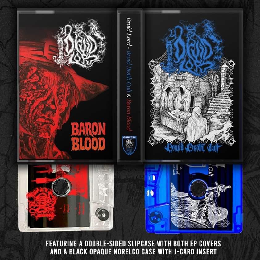 Image of Druid Lord - Baron Blood/druid Death Cult cassette 