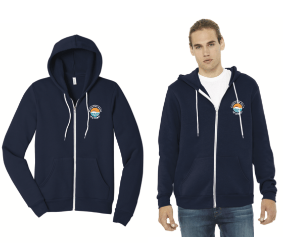 Image of UNISEX FULL ZIP HOODIE- CITY COUNCIL 