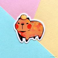 capybara vinyl sticker