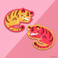 tiger vinyl stickers