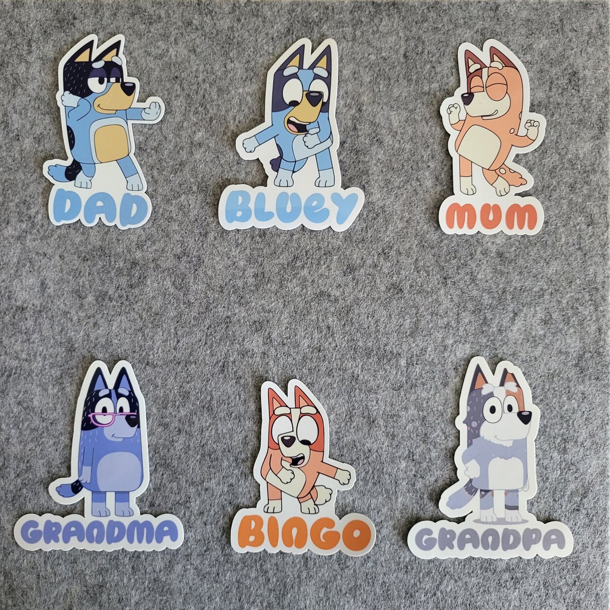 Bluey Stickers Papercraftsbylizz