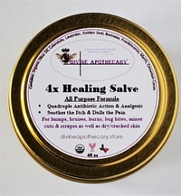 Image 1 of 4X HEALING SALVE - 2oz         All  Purpose Quadruple Antibiotic Ointment