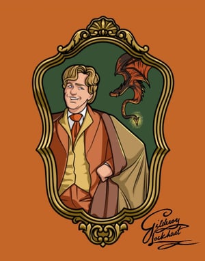 Mini Print Set Flirting With Firedrakes GilderBooks