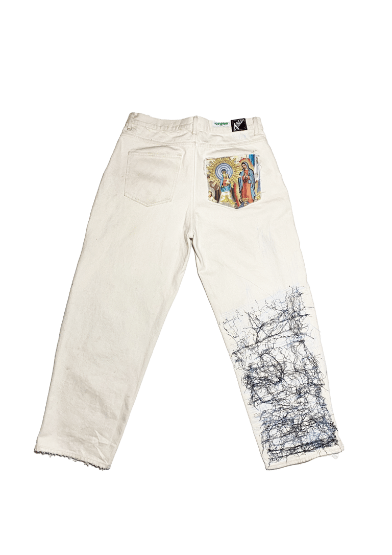 DISTRESSED SANTA MARIA JEANS Image 2