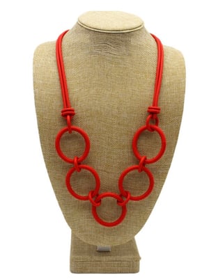 Image of Chain Rubber Necklace - 4 colours