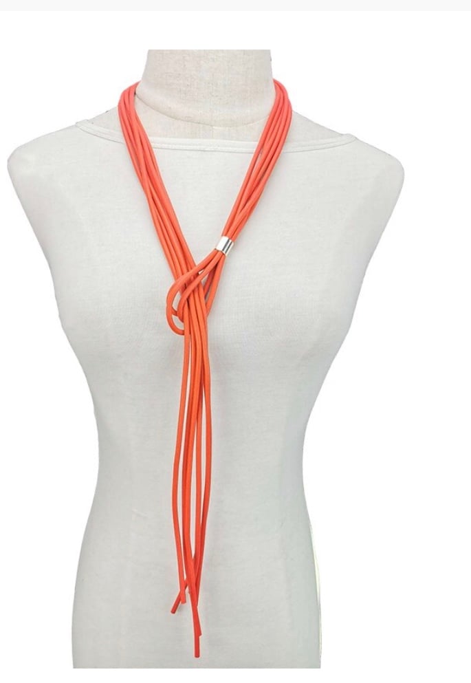 Image of Strap Rubber Necklace - 3 colours