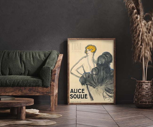 Alice Soulie Vintage Poster